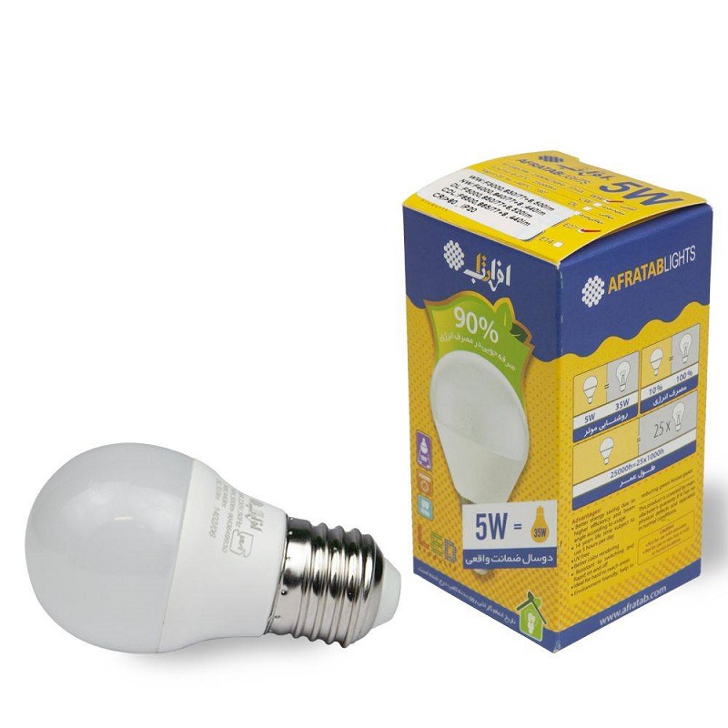  5 watt LED lamba E27 Afratab