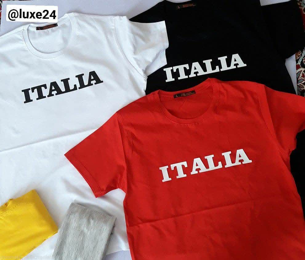  erkek kısa kollu t-shirt italia